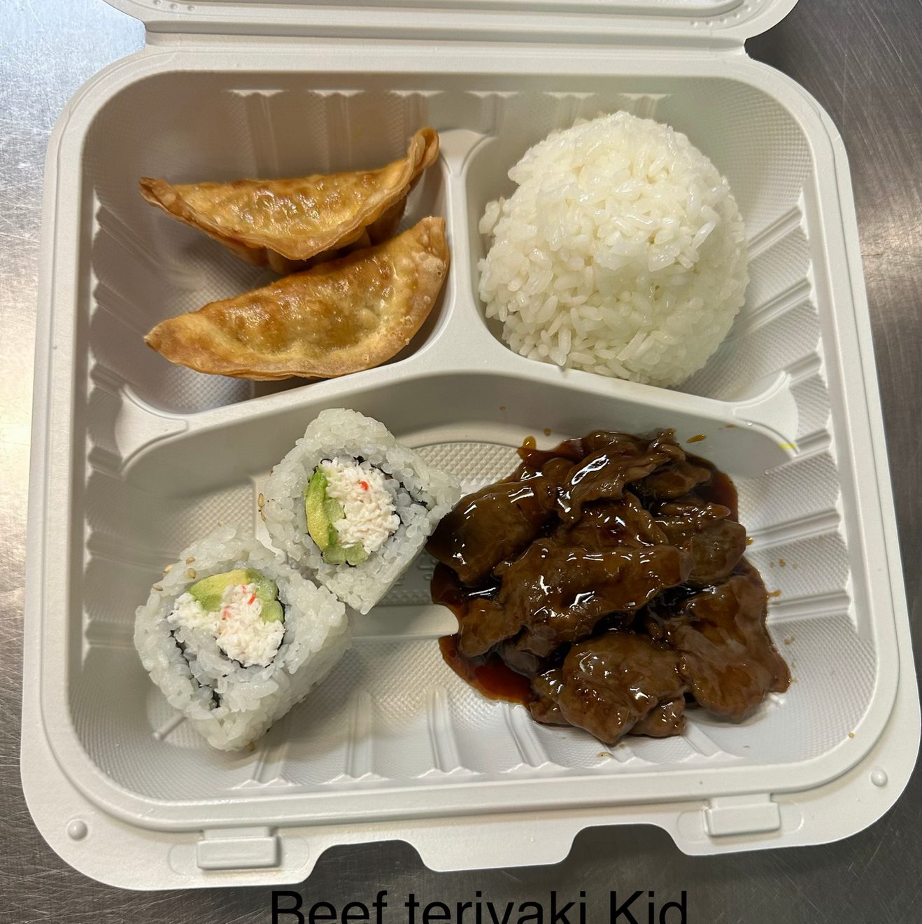 Kid's Teriyaki Beef.