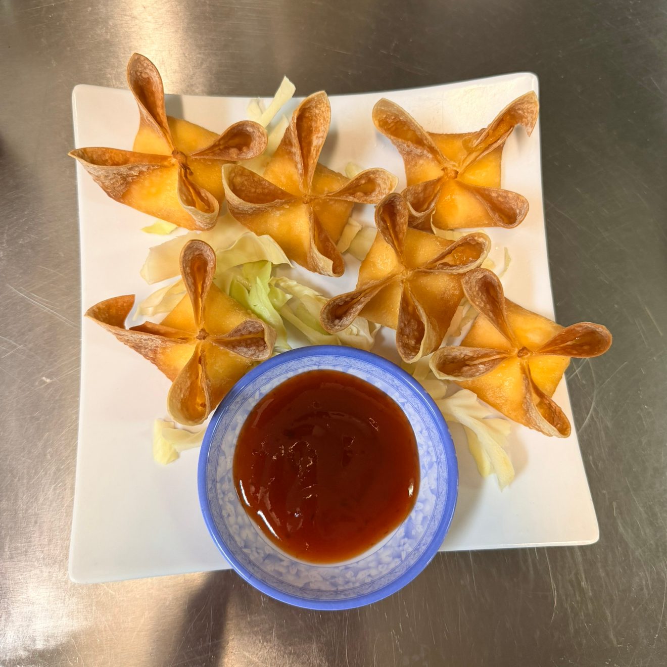 H8. Cream Cheese Wontons.