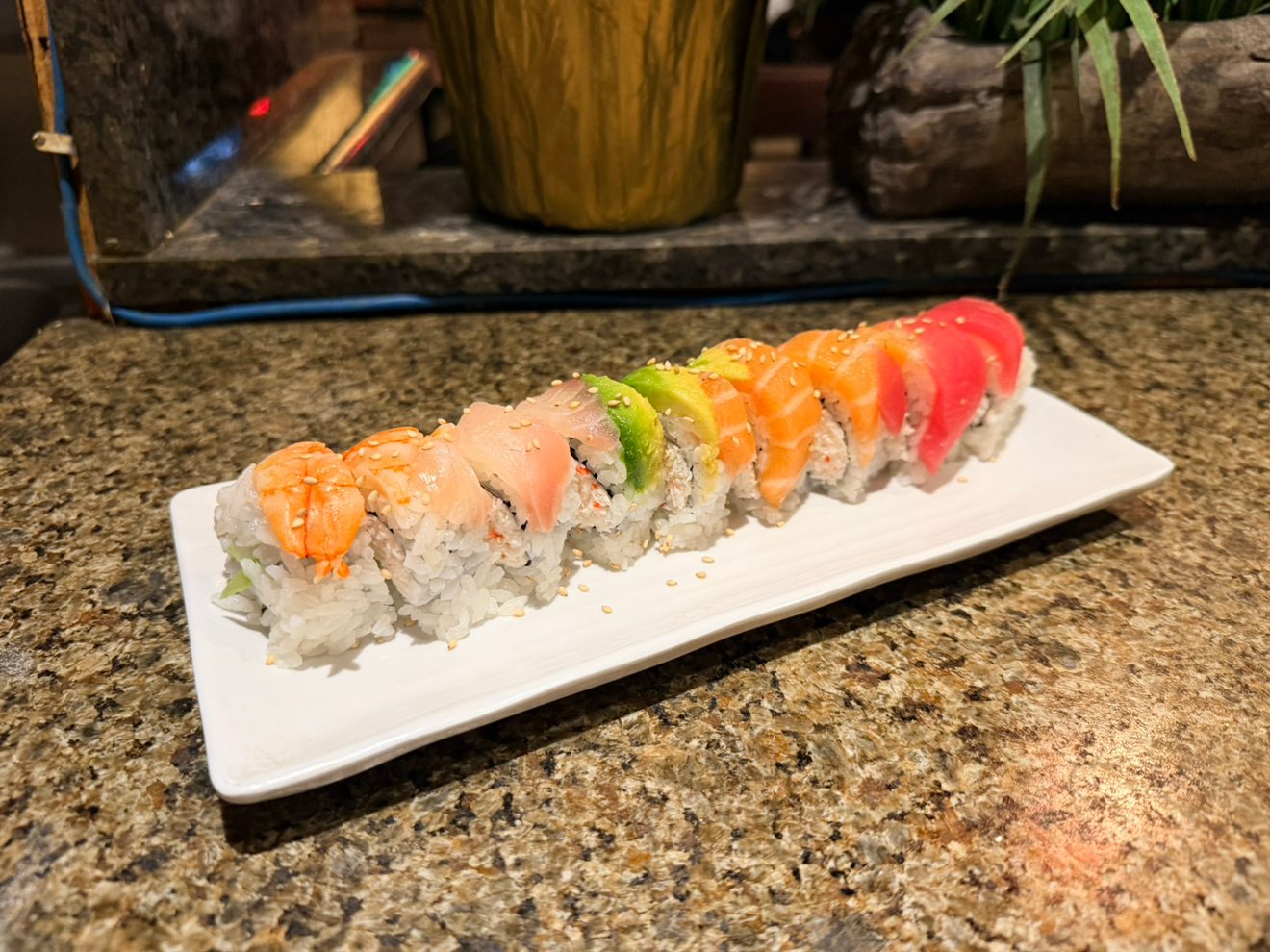 Rainbow Special Roll.