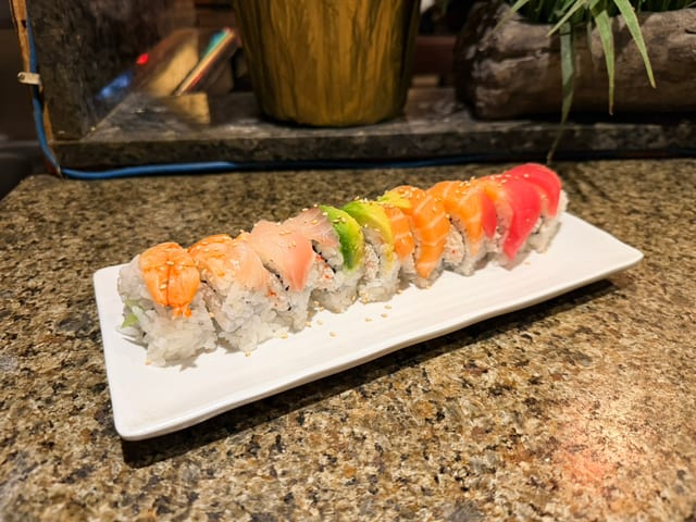 Rainbow Special Roll.