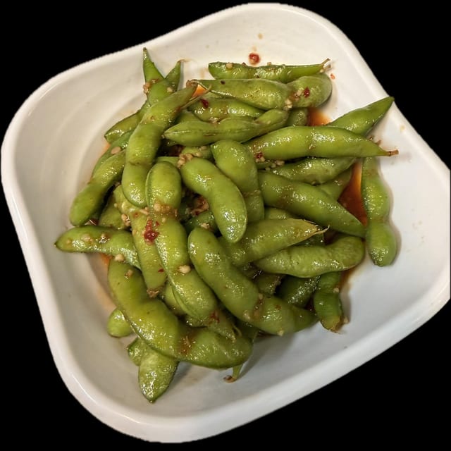 H2. Garlic Edamame.