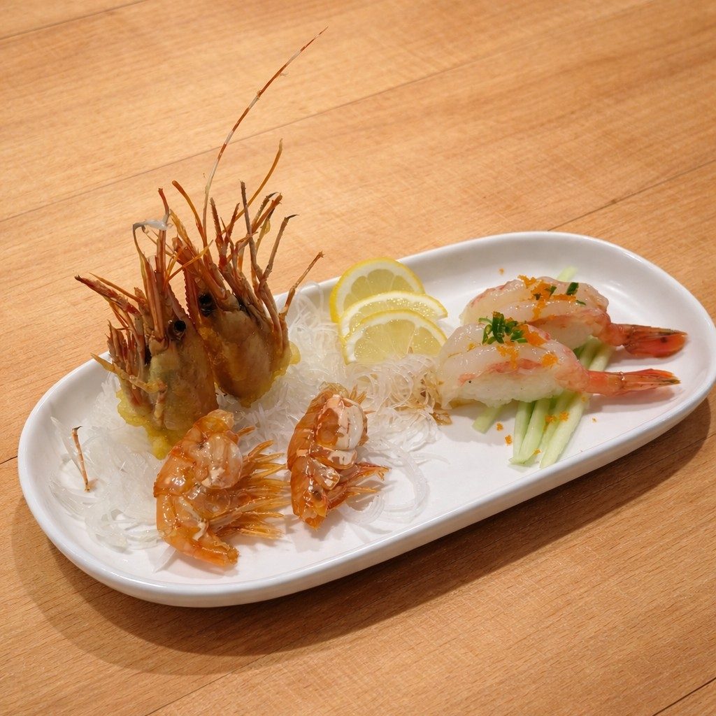 Sweet Shrimp Nigiri.