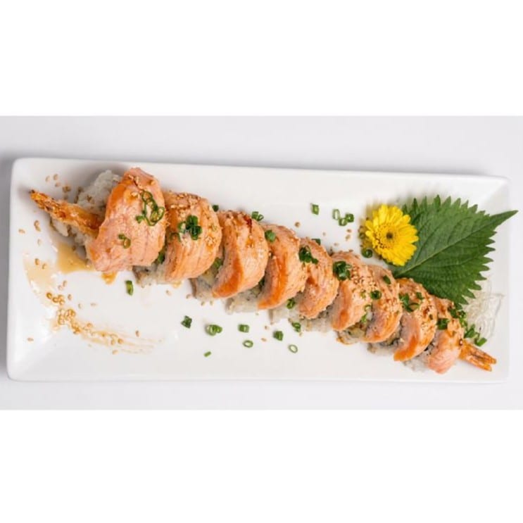 A6. Seared Salmon Roll.